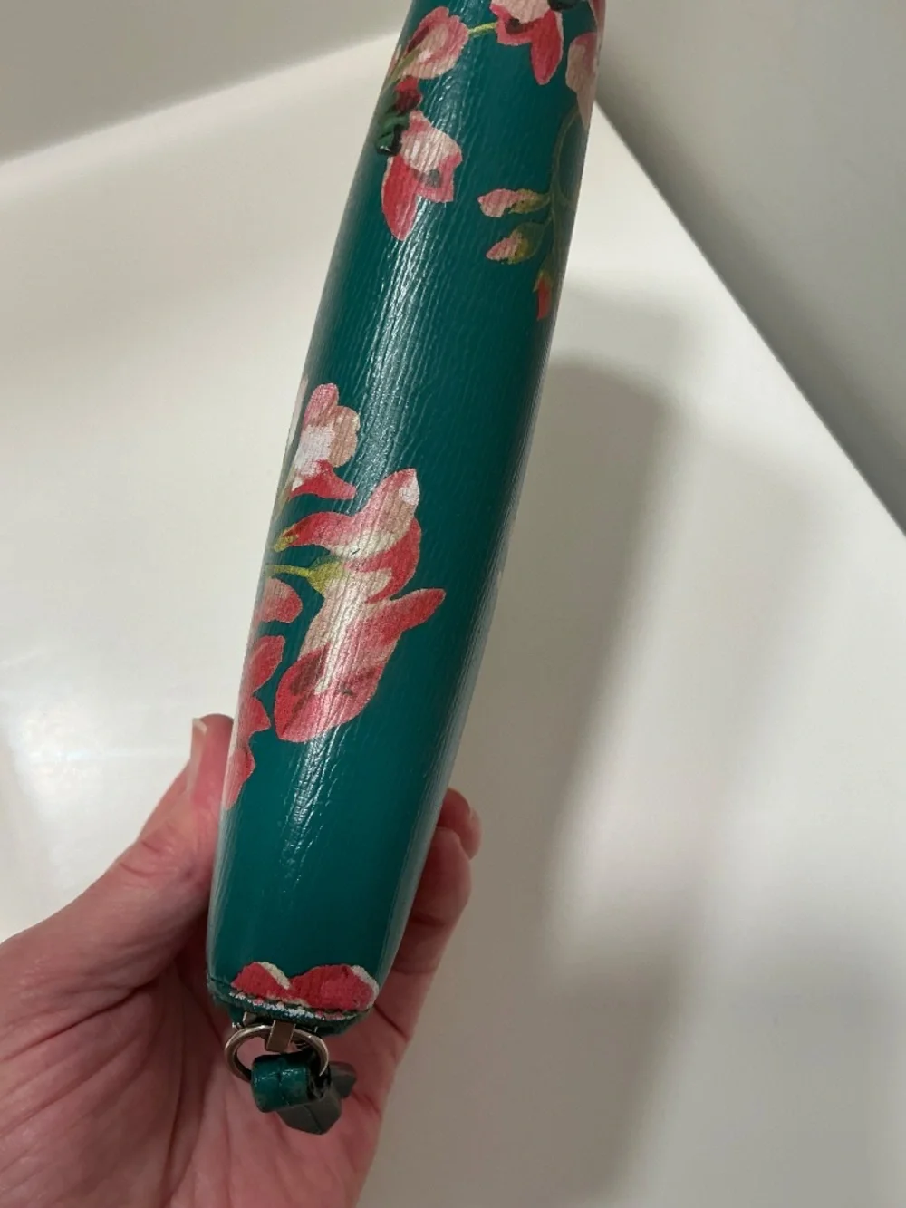 Gucci blooms green leather zippy wallet - Picture 11 of 11